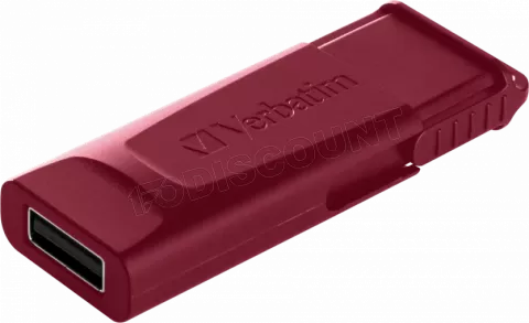 Photo de Lot de 2 Clés USB 2.0 Verbatim Slider - 32Go (Bleu/Rouge)