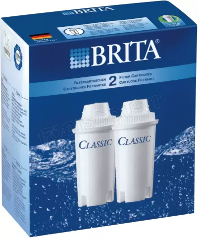 Photo de Lot de 2 Filtres à eau Brita Classic pour fontaines à eau