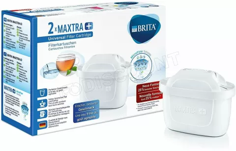 Photo de Lot de 2 Filtres à eau Brita P2 Maxtra+ pour carafe Brita