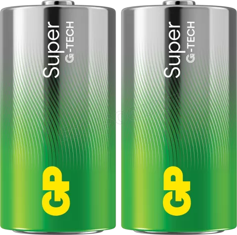 Photo de Lot de 2 piles Alcaline GP Batteries Super type C (LR14) 1,5V