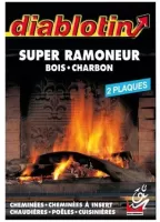 Photo de Lot de 2 Plaques de ramonage chimique Diablotin