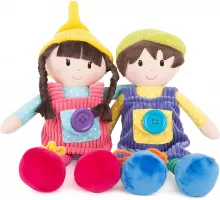Photo de Lot de 2 poupées textile Small Foot Noah & Emma