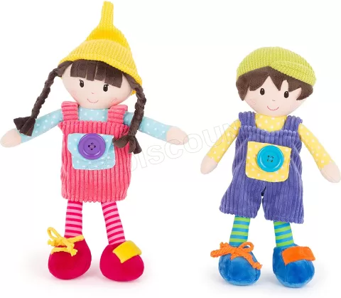 Photo de Lot de 2 poupées textile Small Foot Noah & Emma