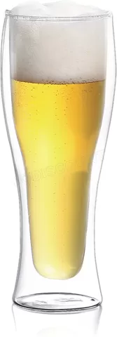 Photo de Lot de 2 Verres à bière double paroi Faubourg Dublin 48cl (Transparent)