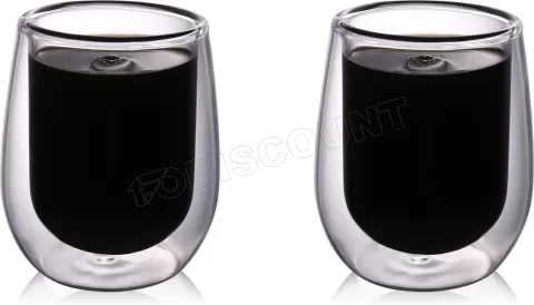 Photo de Lot de 2 Verres double paroi Faubourg Lyon 8cl (Transparent)
