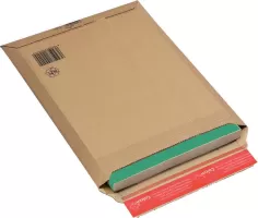 Photo de Lot de 20 Pochettes d'expédition ColomPac CP010.07 en carton ondulé B4 (Marron)