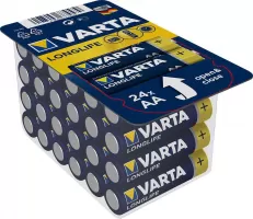 Photo de Lot de 24 piles Alcaline VartaLonglife Extra type AA 1,5V (LR6)