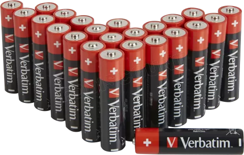 Photo de Lot de 24 piles Alcaline Verbatim Premium type AAA (LR03) 1,5V