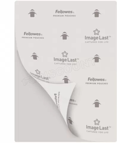 Photo de Lot de 25 Pochettes a plastifier Fellowes Format A5 (Transparent)