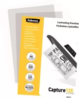 Photo de Lot de 250 Pochettes à plastifier Fellowes format A4 (Transparent Brillant)