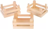 Photo de Lot de 3 petites cagettes en bois Small Foot