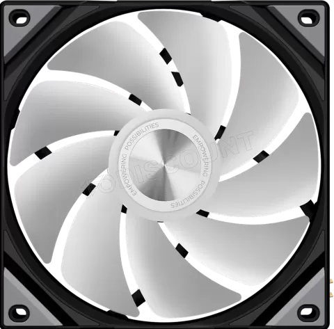 Photo de Lot de 3 Ventilateurs boitier Tryx Rota SL Reverse RGB - 12cm (Noir)