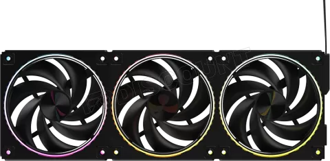 Photo de Lot de 3 Ventilateurs boitier Zalman ZM-DF120 RGB - 12cm (Noir)