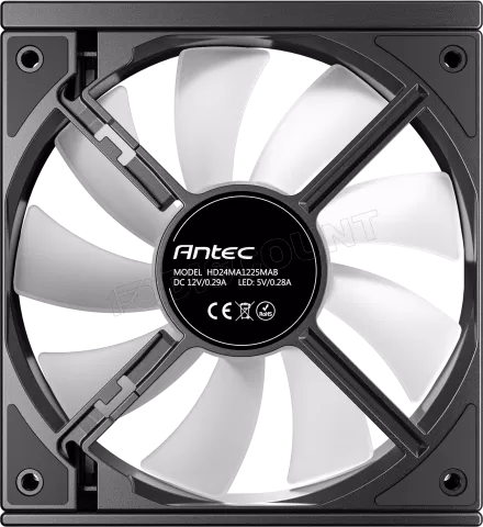 Photo de Lot de 3 Ventilateurs de boitier Antec Connect - 12cm (Noir)