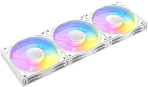 Photo de Lot de 3 Ventilateurs de boitier Antec Connect Reverse - 12cm (Blanc)