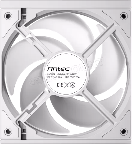 Photo de Lot de 3 Ventilateurs de boitier Antec Connect Reverse - 12cm (Blanc)
