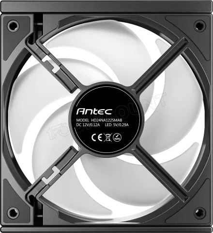 Photo de Lot de 3 Ventilateurs de boitier Antec Connect Reverse - 12cm (Noir)