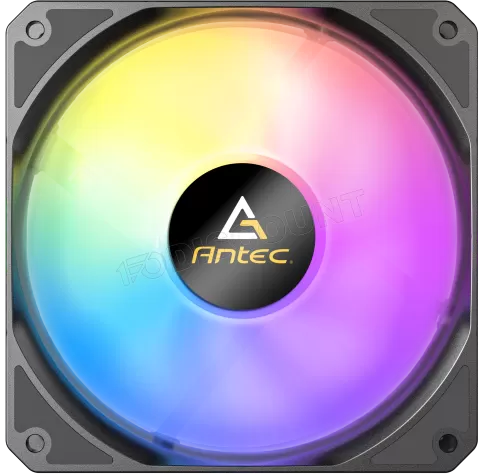 Photo de Lot de 3 Ventilateurs de boitier Antec P12 RGB - 12cm (Noir)