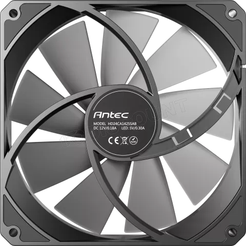 Photo de Lot de 3 Ventilateurs de boitier Antec P14 RGB - 14cm (Noir)