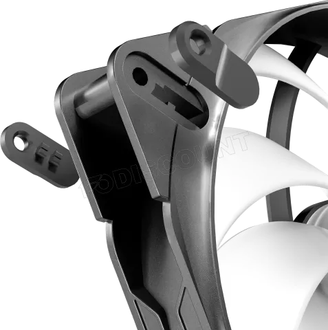 Photo de Lot de 3 Ventilateurs de boitier Antec Tranquil RGB - 14cm (Noir)