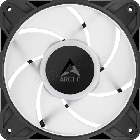 Photo de Lot de 3 Ventilateurs de boitier Arctic P12 Pro Low Noise RGB - 12cm (Noir)