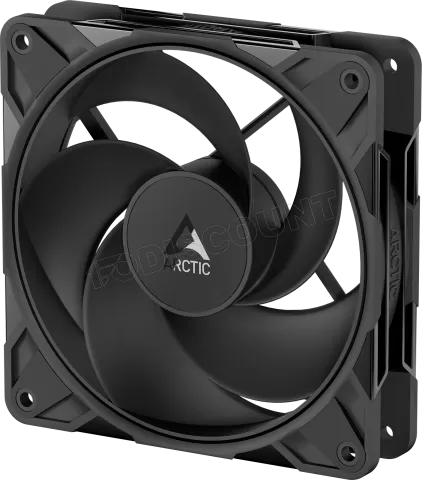 Photo de Lot de 3 Ventilateurs de boitier Arctic P12 Pro Reverse - 12cm (Noir)