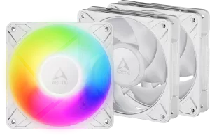 Photo de 3x Arctic P12 Pro RGB Blanc