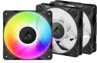 Photo de 3x Arctic P12 Pro RGB Noir
