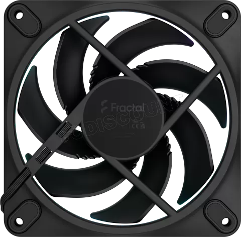 Photo de Lot de 3 Ventilateurs de boitier Fractal Design Momentum RGB - 12cm (Noir)