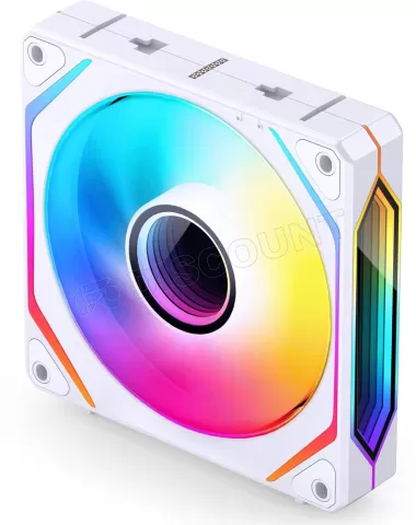 Photo de Lot de 3 Ventilateurs de boitier Jonsbo ZL-120 RGB - 12cm (Blanc)