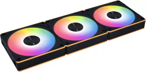 Photo de Lot de 3 Ventilateurs de boitier Lian Li Uni Fan CL Wireless RGB - 12cm (Noir)