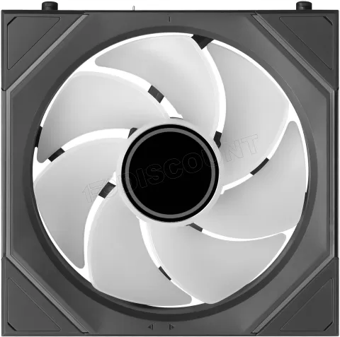Photo de Lot de 3 Ventilateurs de boitier Lian Li Uni Fan SL-Infinity Flex Reverse RGB - 12cm avec contrôleur (Noir)