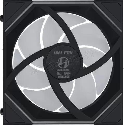 Photo de Lot de 3 Ventilateurs de boitier Lian Li Uni Fan SL-Infinity Wireless RGB - 12cm (Noir)
