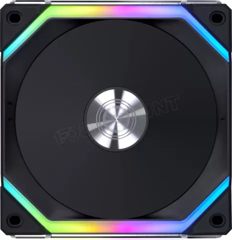 Photo de Lot de 3 Ventilateurs de boitier Lian Li Uni Fan SL V2 RGB - 12cm (Noir)