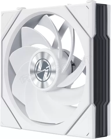 Photo de Lot de 3 Ventilateurs de boitier Lian Li Uni Fan TL Flex Reverse RGB - 12cm avec contrôleur (Blanc)