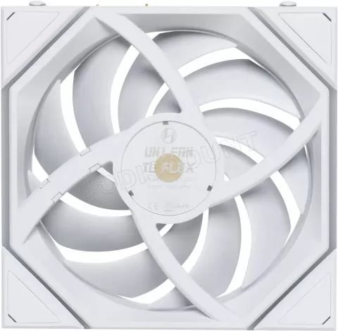 Photo de Lot de 3 Ventilateurs de boitier Lian Li Uni Fan TL Flex Reverse RGB - 12cm avec contrôleur (Blanc)
