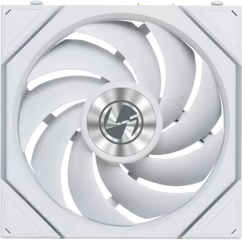 Photo de Lot de 3 Ventilateurs de boitier Lian Li Uni Fan TL Flex RGB - 12cm avec contrôleur (Blanc)