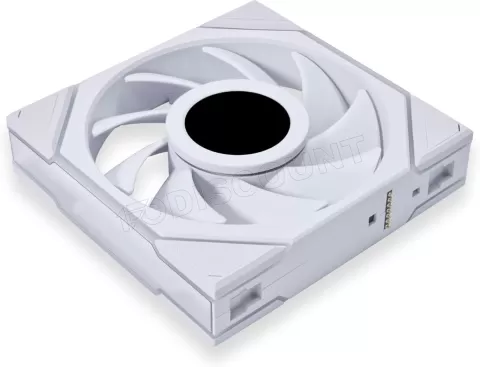 Photo de Lot de 3 Ventilateurs de boitier Lian Li Uni Fan TL LCD RGB - 12cm (Blanc)