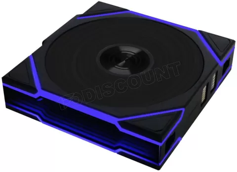 Photo de Lot de 3 Ventilateurs de boitier Lian Li Uni Fan TL Wireless Reverse RGB - 12cm (Noir)