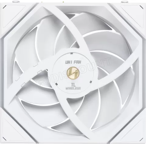 Photo de Lot de 3 Ventilateurs de boitier Lian Li Uni Fan TL Wireless RGB - 12cm (Blanc)