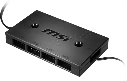 Photo de Lot de 3 Ventilateurs de boitier MSI Mag Max F12A-3H RGB 12cm (Noir)