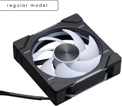 Photo de Lot de 3 Ventilateurs de boitier Phanteks D30 Regular Airflow RGB - 12cm (Noir)