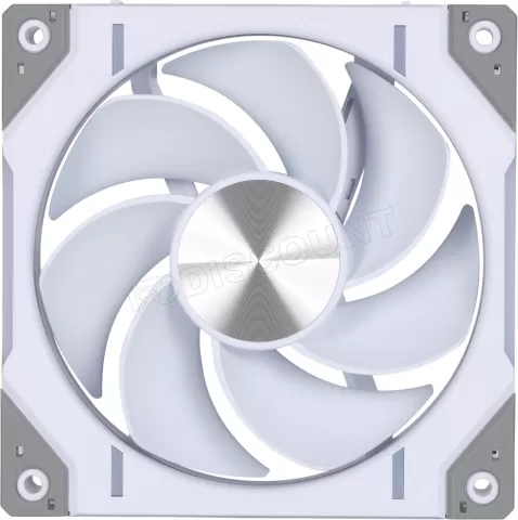 Photo de Lot de 3 Ventilateurs de boitier Phanteks D30 Reverse Airflow RGB - 12cm (Blanc)