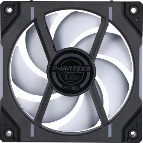 Photo de Lot de 3 Ventilateurs de boitier Phanteks D30 Reverse Airflow RGB - 12cm (Noir)