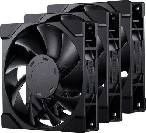 Photo de Lot de 3 Ventilateurs de boitier Phanteks M25 Gen2 - 12cm (Noir)