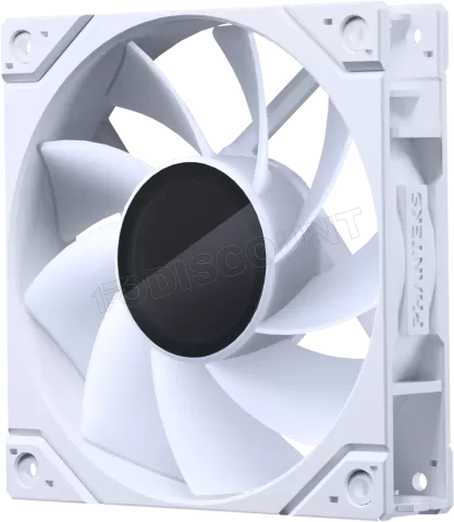 Photo de Lot de 3 Ventilateurs de boitier Phanteks M25 Gen2 Reverse RGB - 12cm (Blanc)