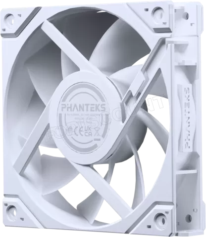 Photo de Lot de 3 Ventilateurs de boitier Phanteks M25 Gen2 Reverse RGB - 12cm (Blanc)