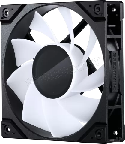 Photo de Lot de 3 Ventilateurs de boitier Phanteks M25 Gen2 Reverse RGB - 12cm (Noir)