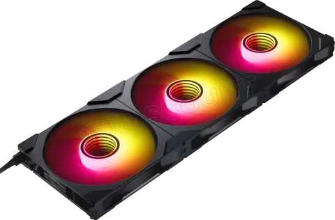 Photo de Lot de 3 Ventilateurs de boitier Phanteks M25 Gen2 Reverse RGB - 14cm (Noir)