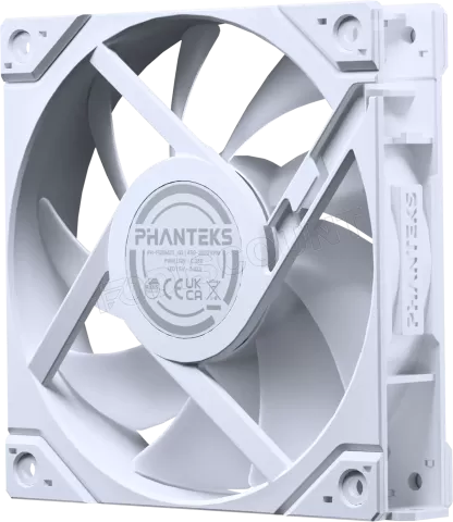 Photo de Lot de 3 Ventilateurs de boitier Phanteks M25 Gen2 RGB - 12cm (Blanc)